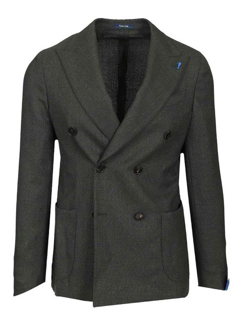 Double-Breasted Wool Blazer