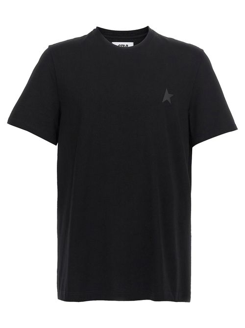 Logo-Embroidered Cotton T-Shirt — Black