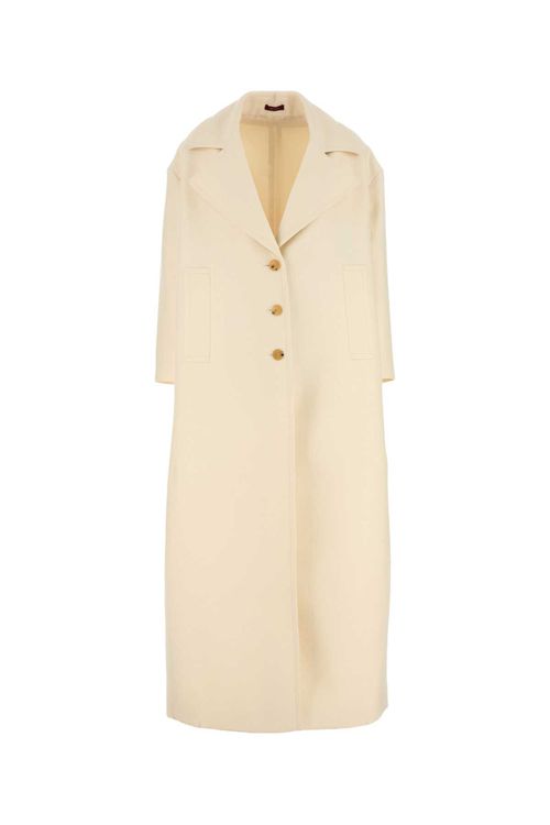 Ivoryy Wool Blend Coat