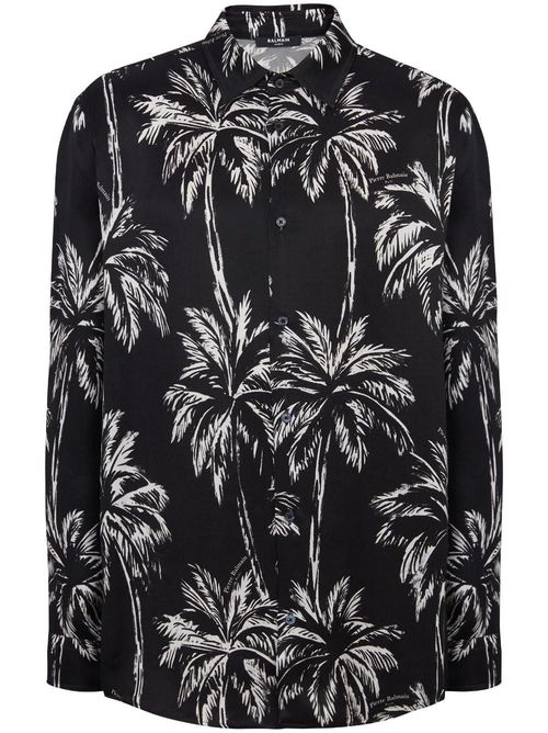 Satin Print Shirt for Men