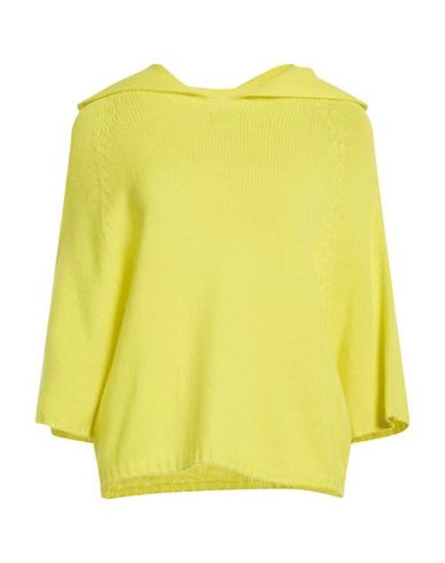 Woman Sweater Yellow Size L Cashmere