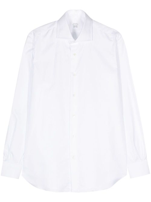 Long-sleeve cotton shirt - White