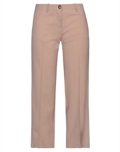 Alysi Woman Pants Light brown Size 6 Virgin Wool, Lycra