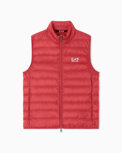 Packable gilet with zip and down padding Core Identity