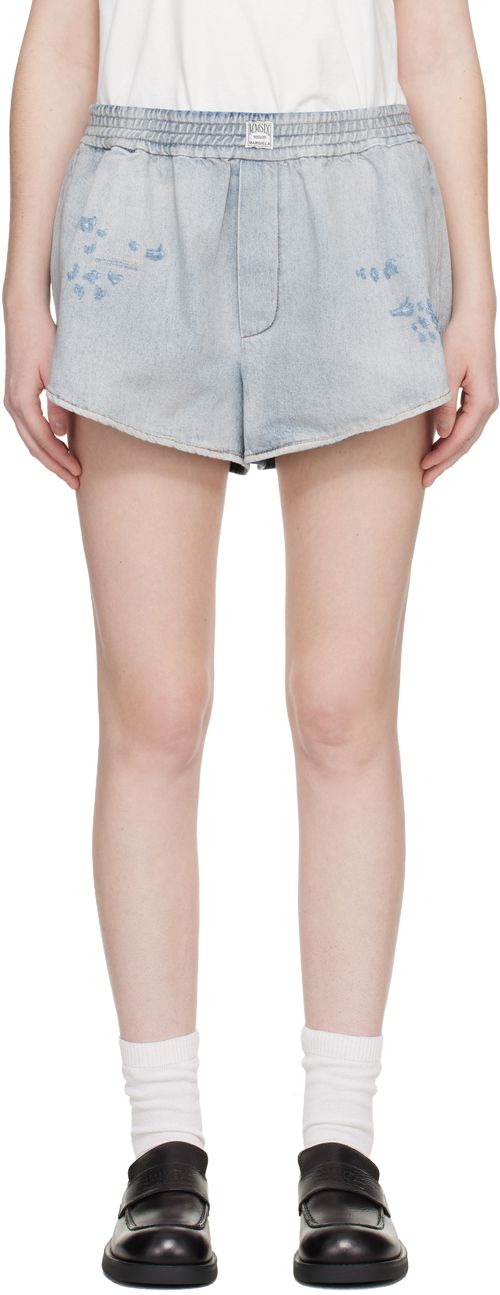 Blue Boxer Denim Shorts