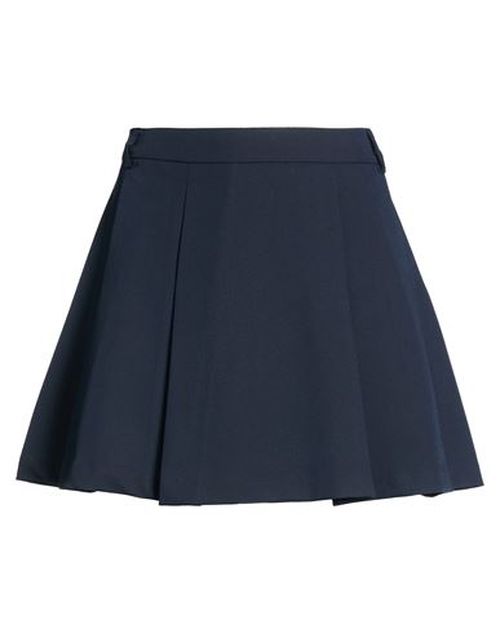 Woman Mini skirt Midnight blue Size L Polyester, Viscose, Elastane