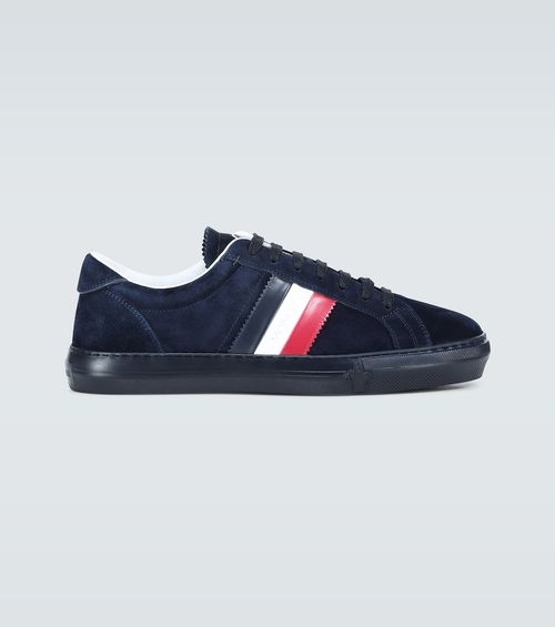 Moncler New Monaco suede sneakers