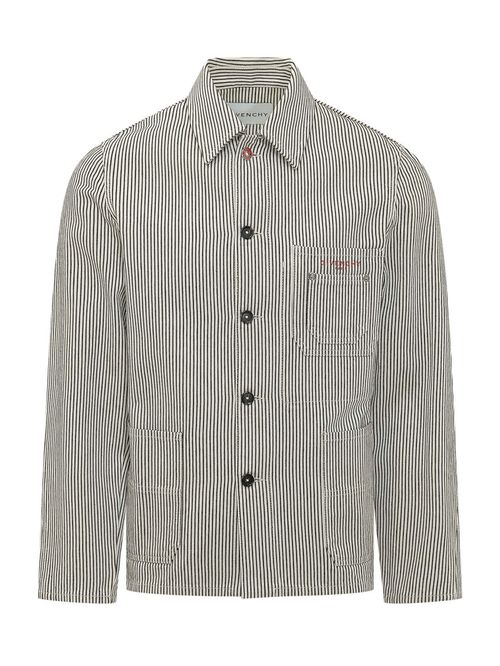 White Stripes Regular Jacket