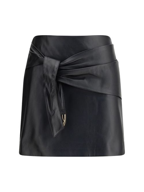 Lambskin Miniskirt