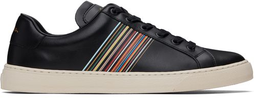 Paul Smith Black Leather Hansen Sneakers