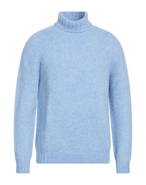 Man Turtleneck Light blue Size L Alpaca wool, Polyamide