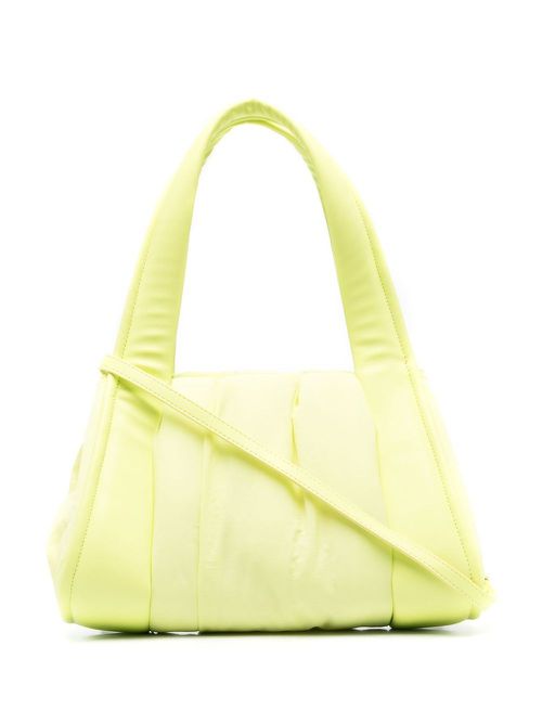 Padded-panel tote bag - Yellow