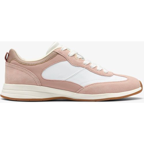 Clarks Womens Cloford Lo Pink Combi Trainer