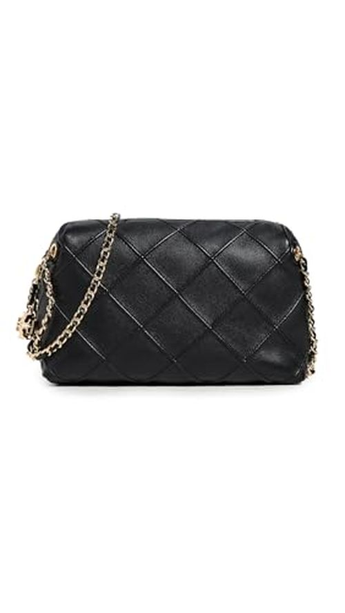Tory Burch Women's Fleming Soft Crossbody Bag, Black, One Size