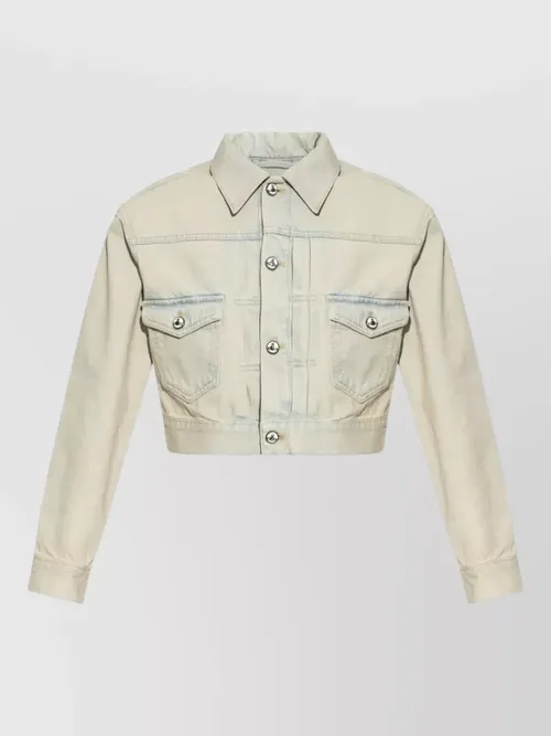 Vivienne Westwood - marlene denim jacket cropped chest pocket