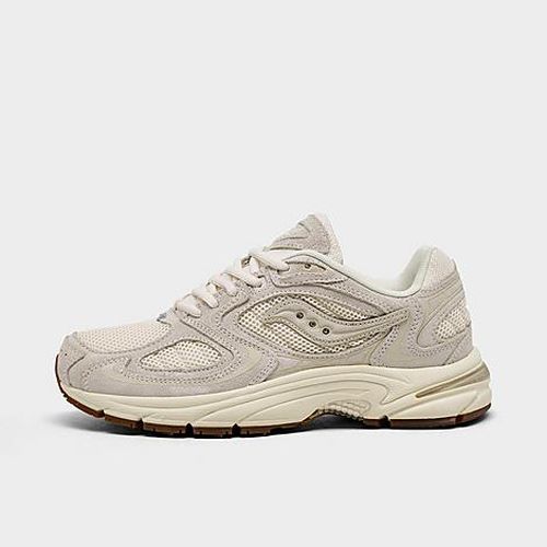 Women's Grid Jazz 9 Suede Casual Shoes in Ivory 