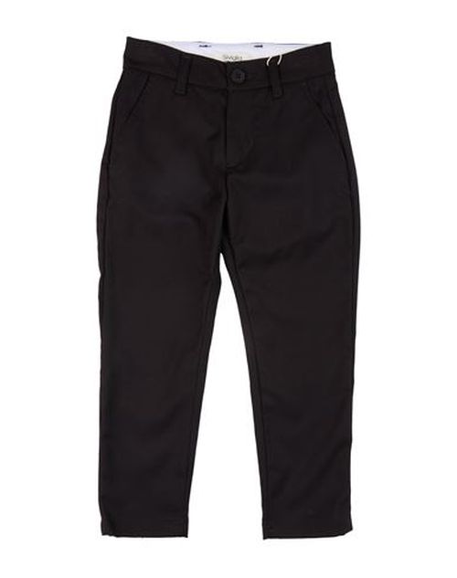 Kid Boy Pants Black Size 14 Polyester, Viscose, Elastane