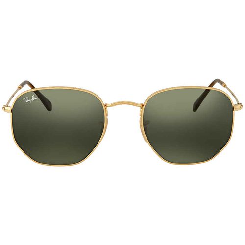 Hexagonal Flat Lenses Green Unisex Sunglasses RB3548N 001