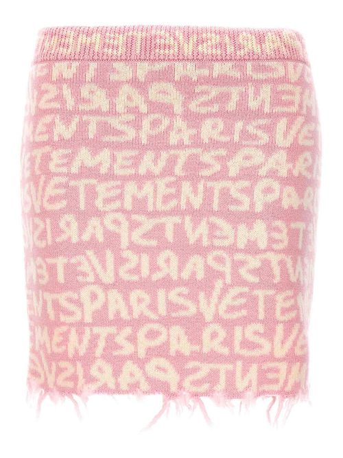 Graffiti Monogram Skirt