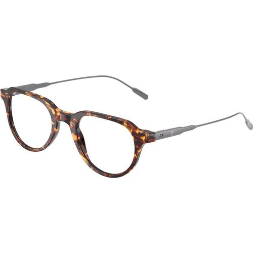 Moncler Unisex Moncler ME2031 3038 Monturas ópticas Acetato Tortuga Transparente Redonda Norma