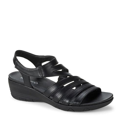 Women's Harlean Wedge Sandals (Black)