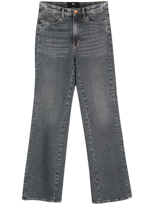 Farrah flared jeans - Grey