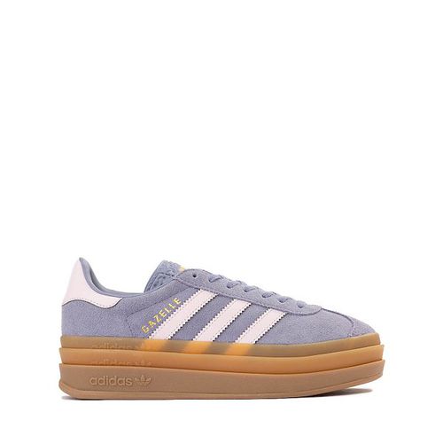 Adidas Gazelle Bold Athletic Shoe - Big Kid - Silver Violet / Pink