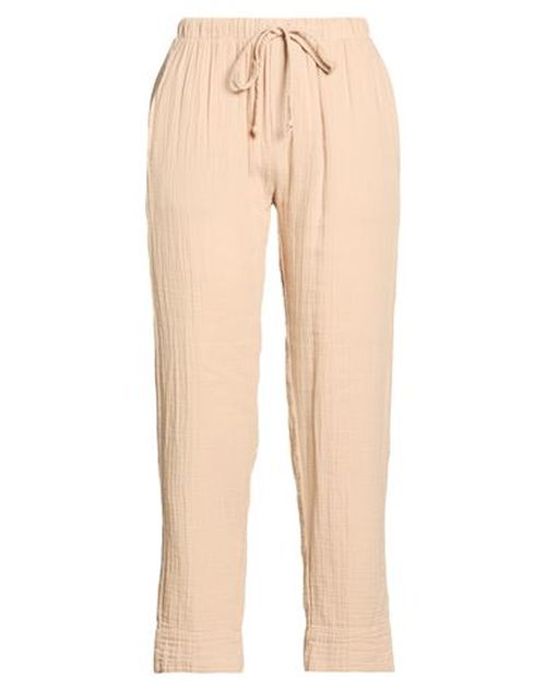 Woman Pants Beige Size M Cotton
