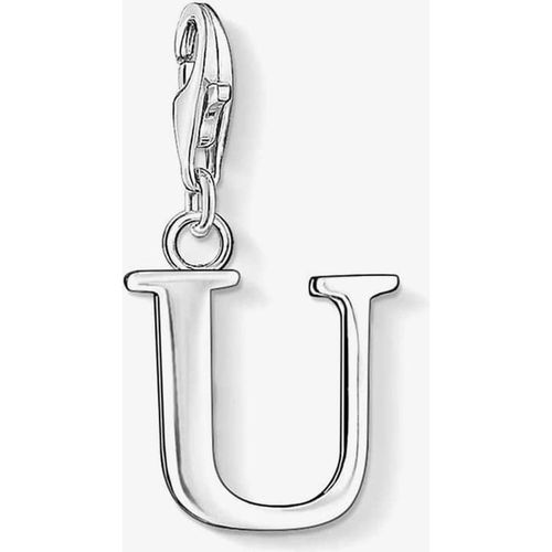 Silver Letter U Charm 0195-001-12
