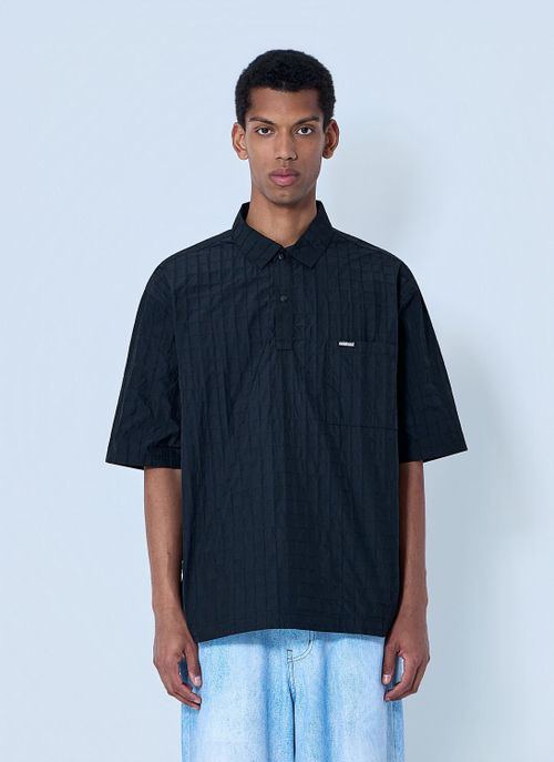 Textured Cotton Overshirt