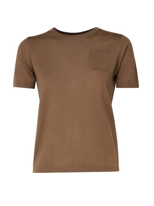 'S Max Mara 여성 Egidio T-shirt In Virgin Wool 2429366021600004