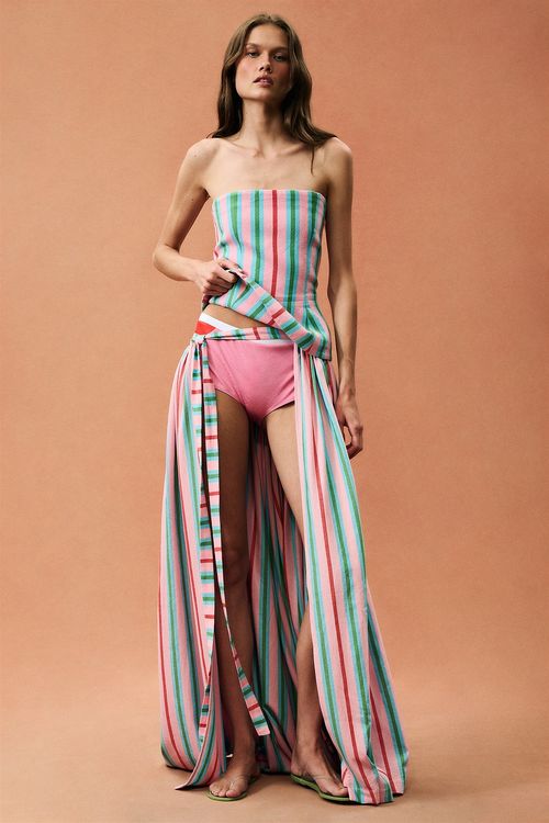 Marrakshi Life for FWRD The Wrap Skirt in in Blue