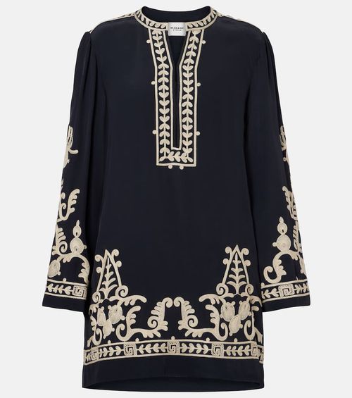 Fadeli embroidered crêpe tunic