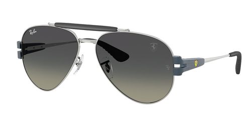 Ray-Ban RB3762M F12311 Men's Sunglasses Silver Size 58