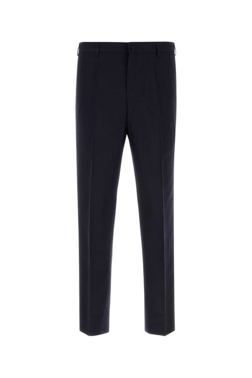 Midnight Blue Wool Pant