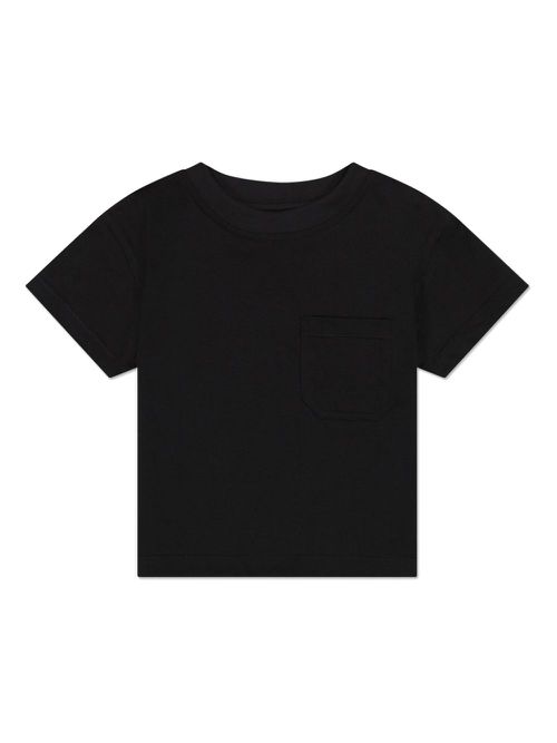Logo embroidered t-shirt - Black