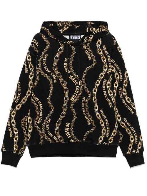 Chain Couture hoodie - Black