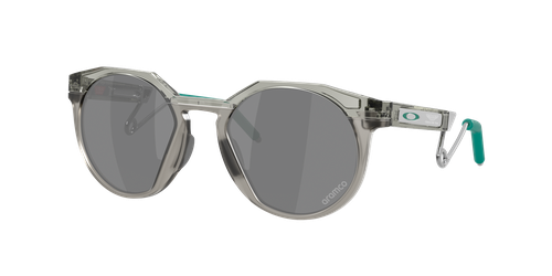 Oakley Unisex Sunglass Oakley X Aston Martin Aramco F1® Team HSTN Metal - Frame color: Grey Ink, Lens color: Prizm Black