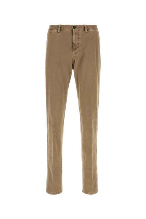 Stretch Cotton Chino — Beige