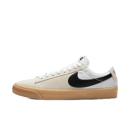 Nike SB Zoom Blazer Low Pro GT Skate Shoes (DC7695-100, White/White/White/Black)