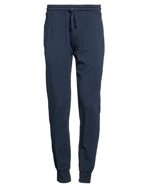 Man Pants Midnight blue Size M Cotton, Elastane