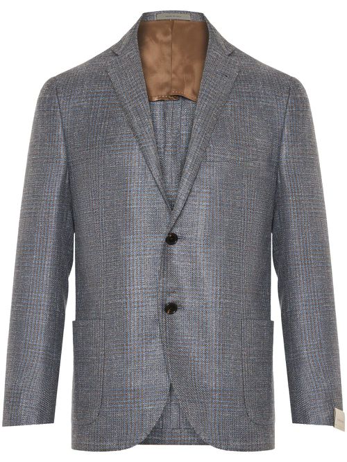 Single-breasted blazer - Blue