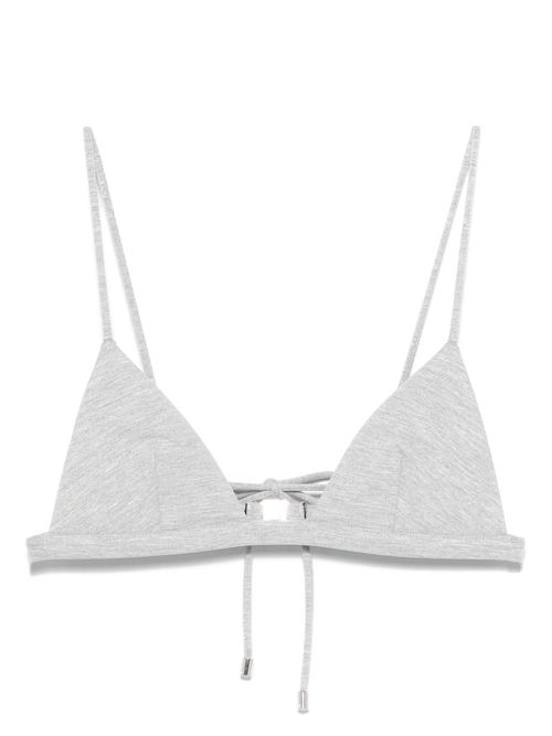 Fly-motif bra - Grey