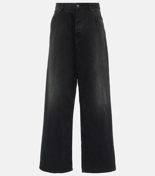 High-rise wide-leg jeans