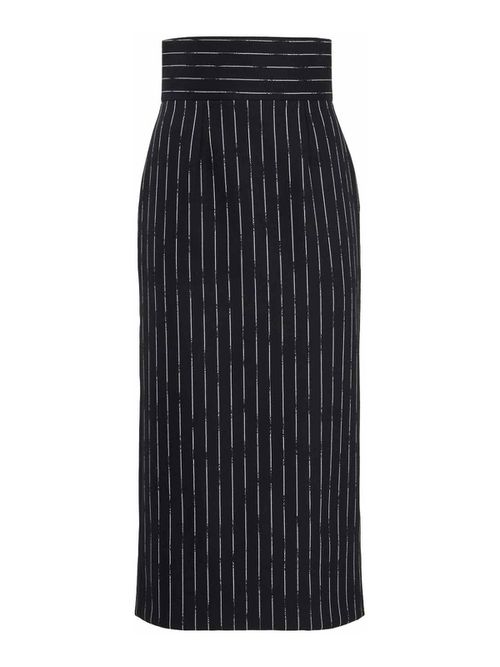 Striped Midi Skirt