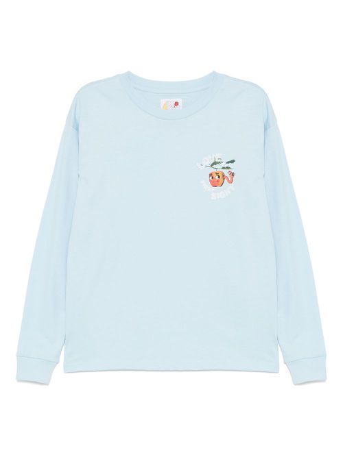 Sky High Farm graphic-print T-shirt - Blue