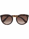 Dolce & Gabbana Eyewear 여성 round-frame sunglasses - Gold DG4268