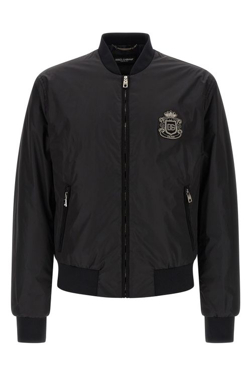 'Dg' Patch Bomber Jacket