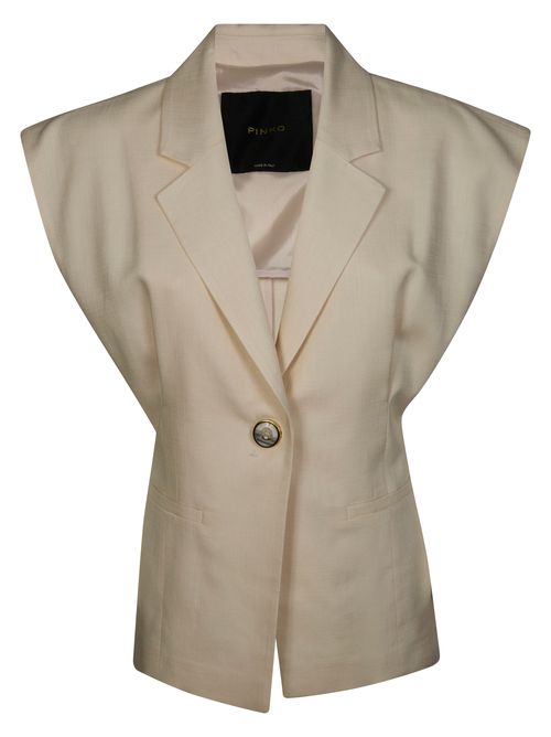 Pinko - tailored jacket structured shoulders notched lape