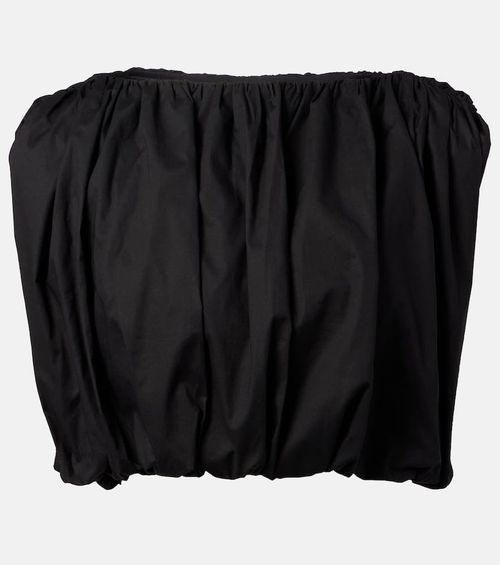 Inamorata cotton-blend crop top